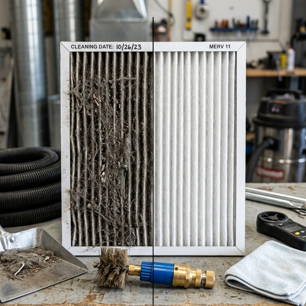 Professional air duct cleaning service